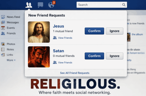 How religious memes became early social media comedy