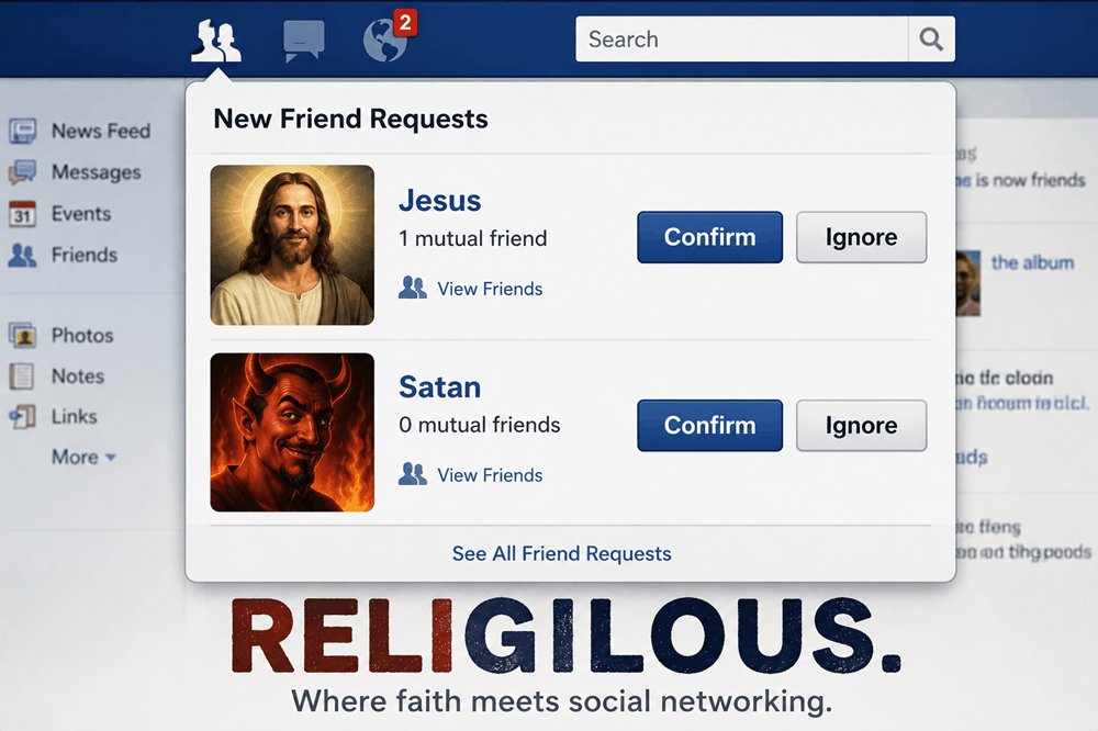 How religious memes became early social media comedy