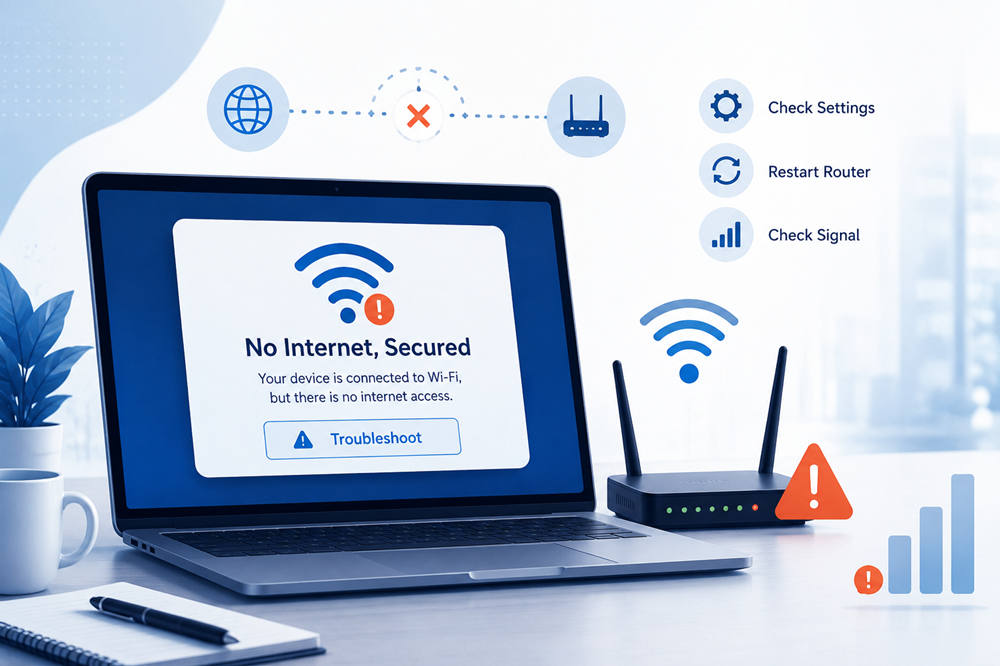 No internet secured