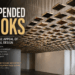 Suspended bookshelf