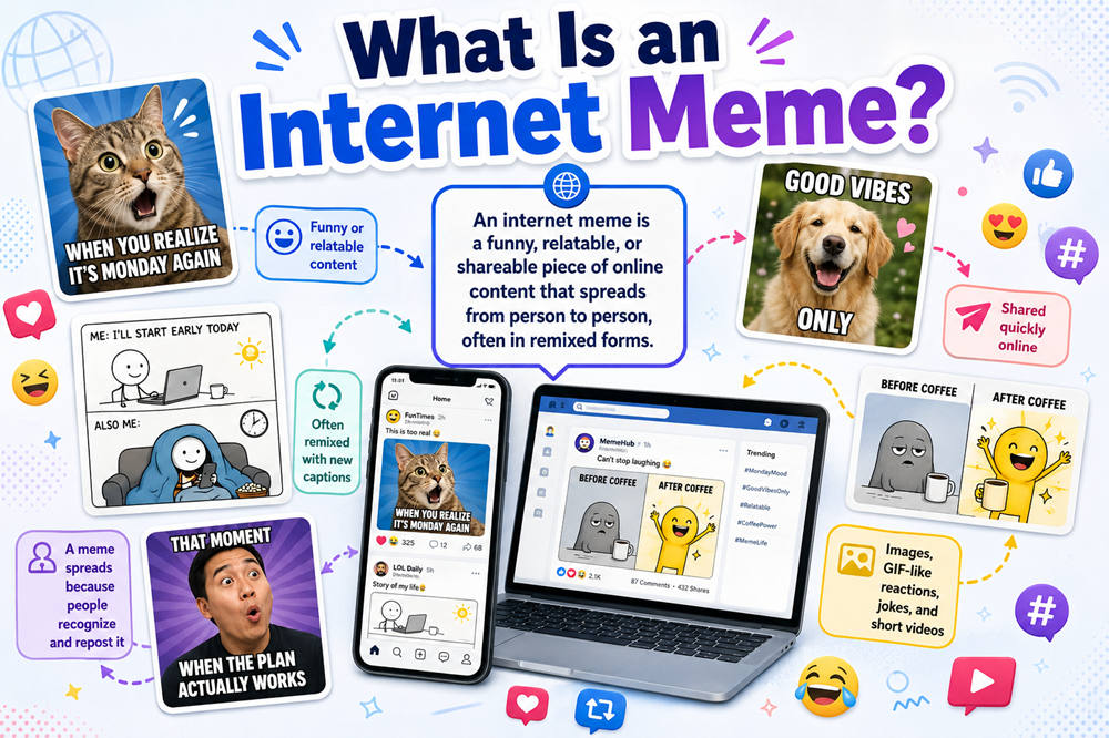 What is an internet meme